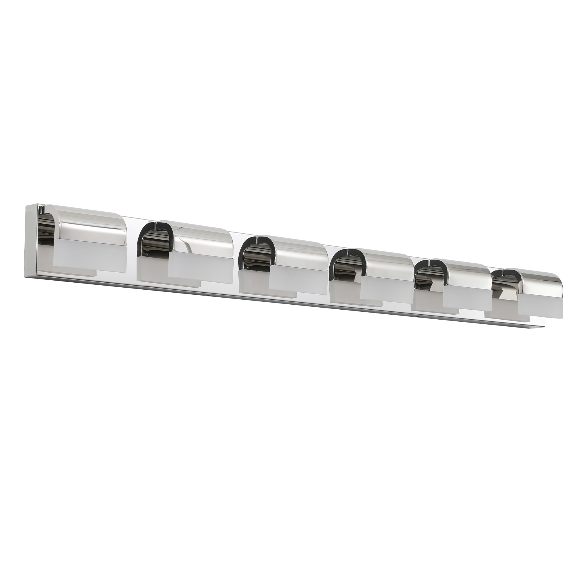 Modern Bathroom Vanity Lighting 6-Light LED Vanity Lights Over Mirror Bath Wall Lighting
