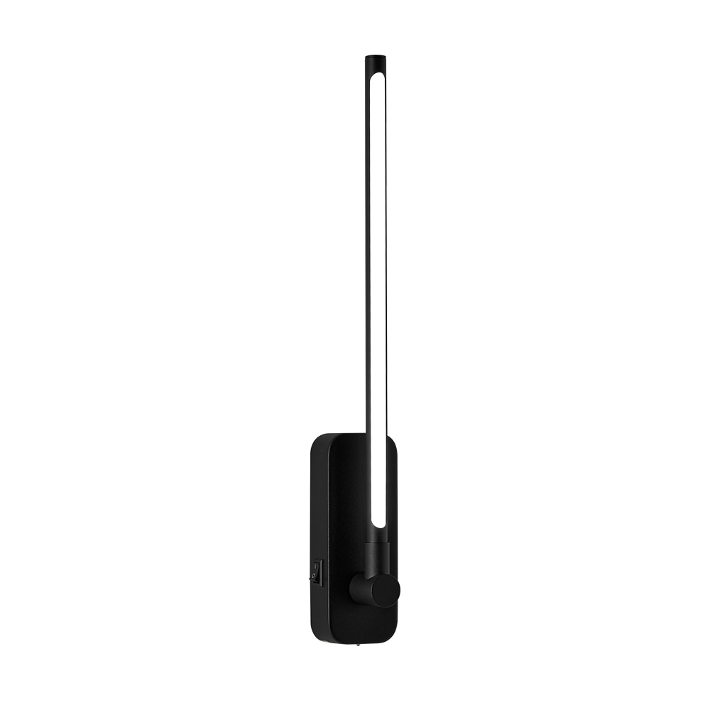 Rechargeable Wall Lights with Remote Control - LED Picture Lights for Bedroom - Wireless Magnetic Clip- On Art Light Fixtures - 3CCT-Dimmable in Black