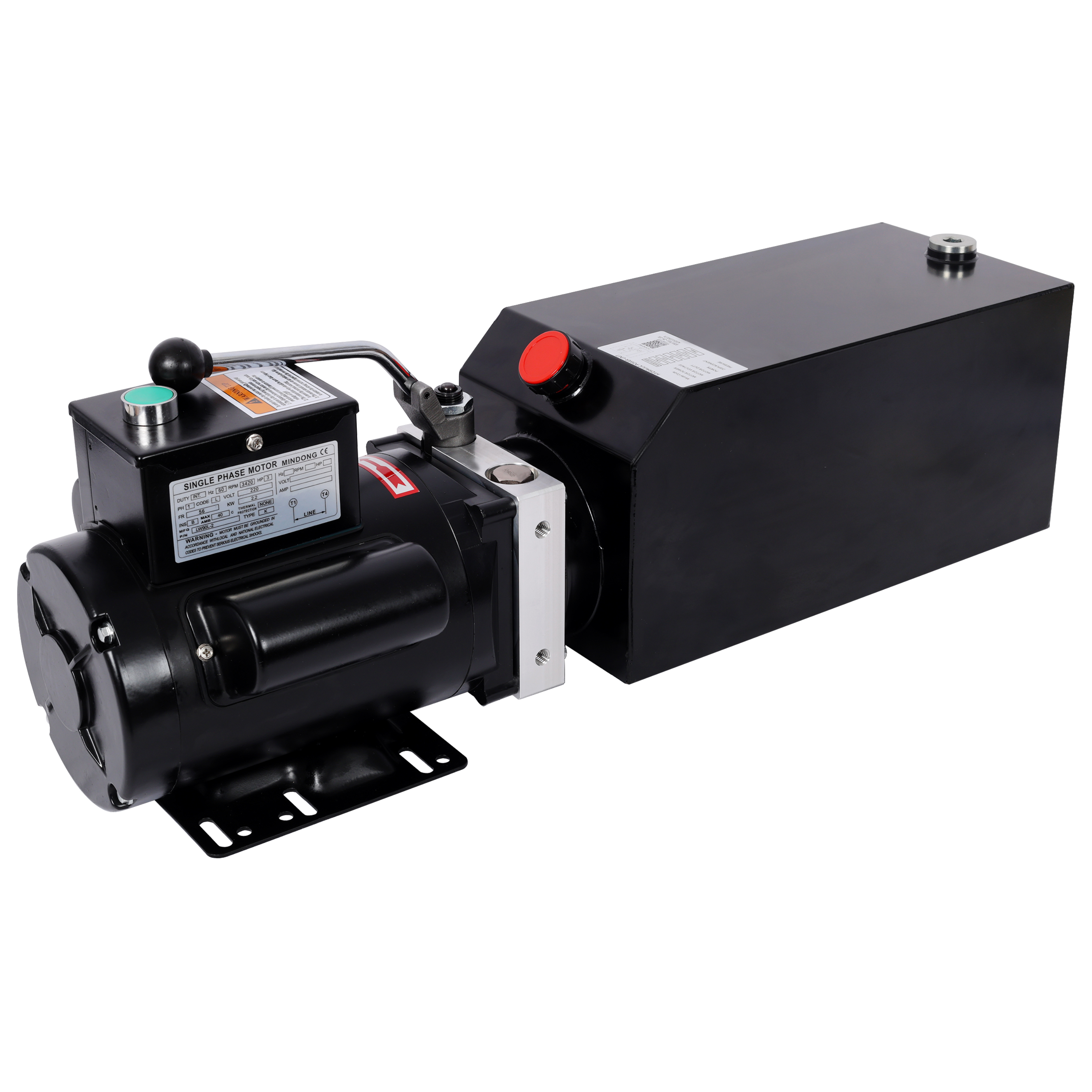 Heavy-Duty Hydraulic Power Unit for Car Lifts, AC 220V Single Phase, 10 Quart Oil Reservoir, Replacement Pump for 2-Post