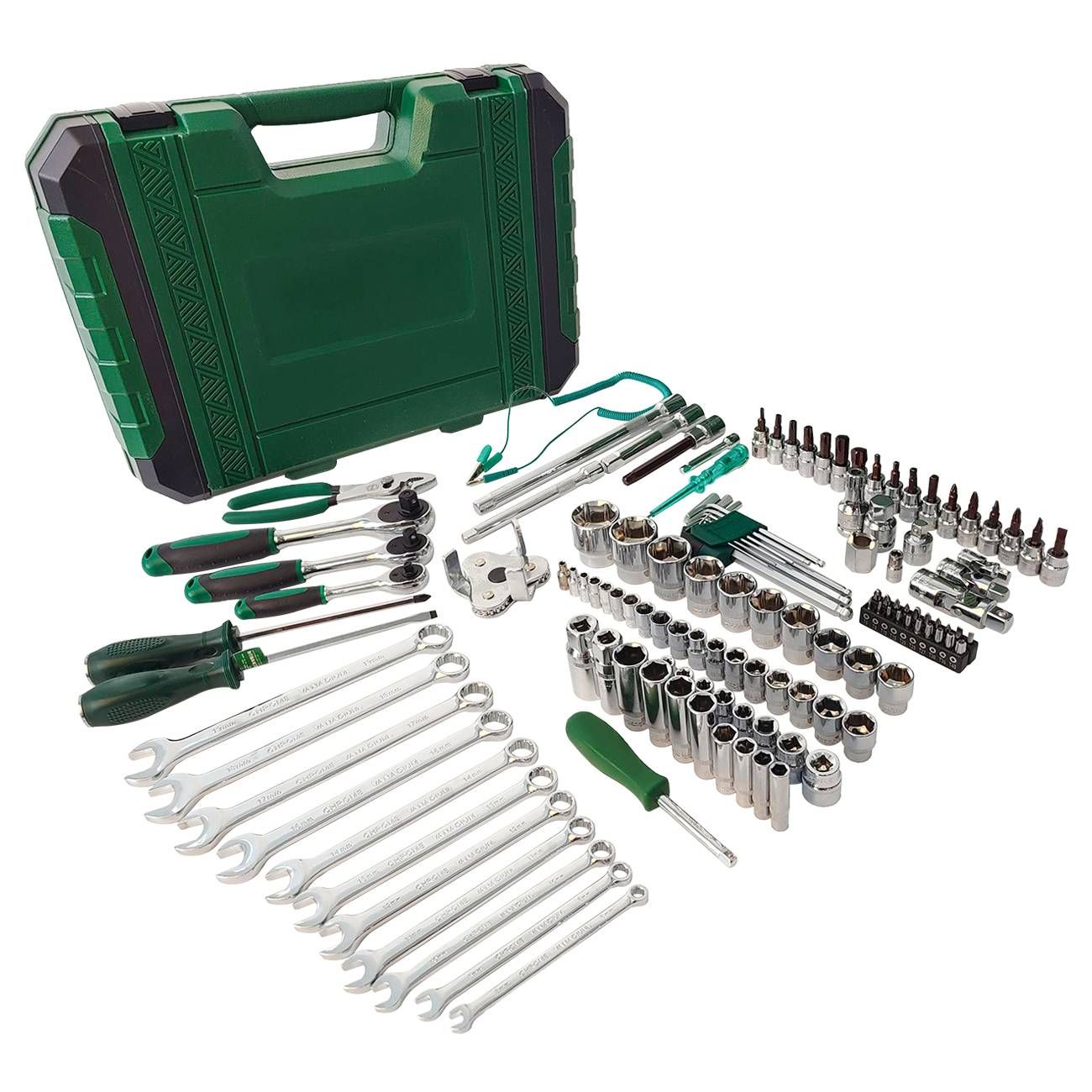 124-Piece Mechanics Tool Set, 1/2