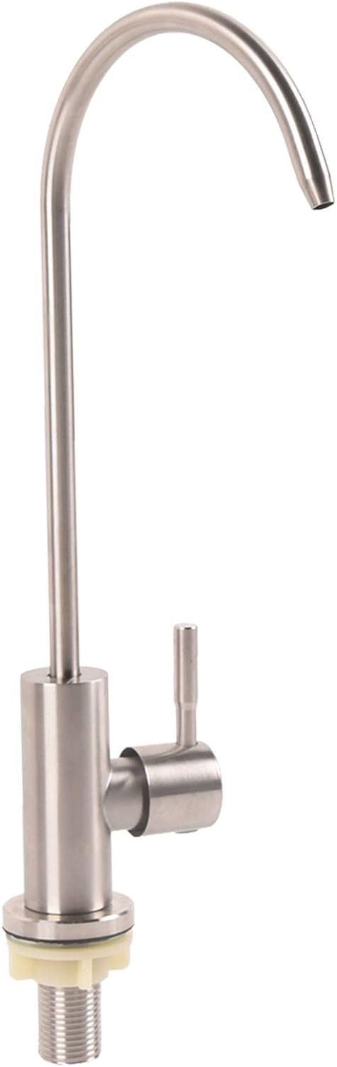 Kitchen Faucet for Sinks with Pull Down Sprayer Stainless Steel Kitchen Faucets, Modern Pull Out High Arc Single Lever Kitchen Sink Faucet Single Handle Faucet Without Deck Plate - size: 5.3 x 2 x 10.63 inches