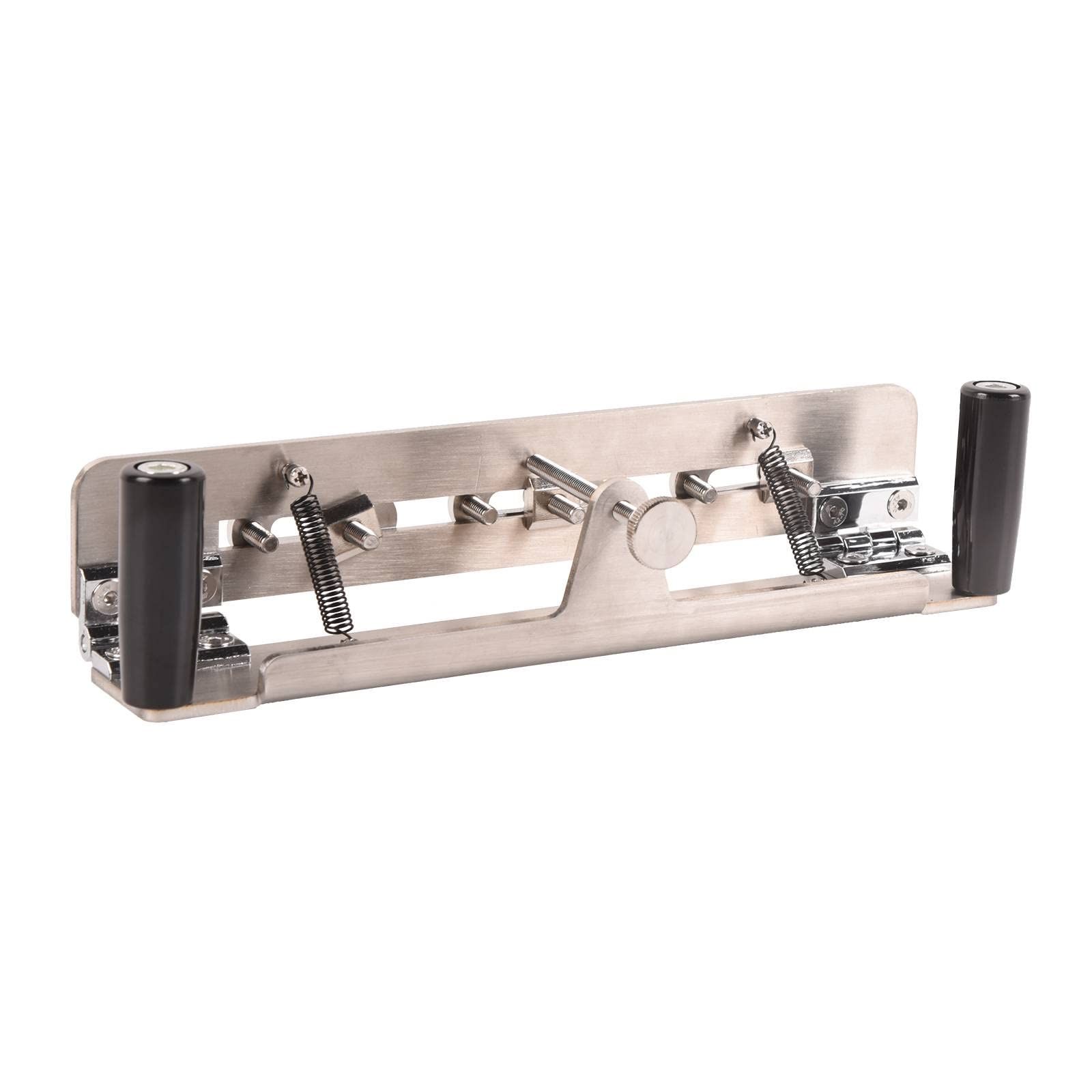 Knife Sharpener Jig, Stainless Steel Knife Beveling Jig, Adjustable Angle knife Making Machine, Knives Sharpening Locator Tool for Belt Sander Belt Machine - size: 10.63