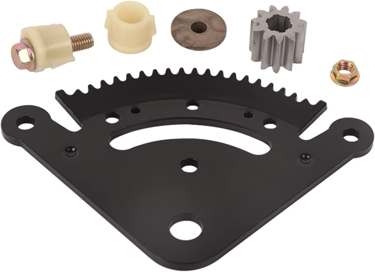 21 Teeth Steering Sector Pinion Gear W/Bushings Kit for John Deere Parts D100 D110 D125 D140 LA120 LA145 Replace GX21924BLE GX20053 GX20054