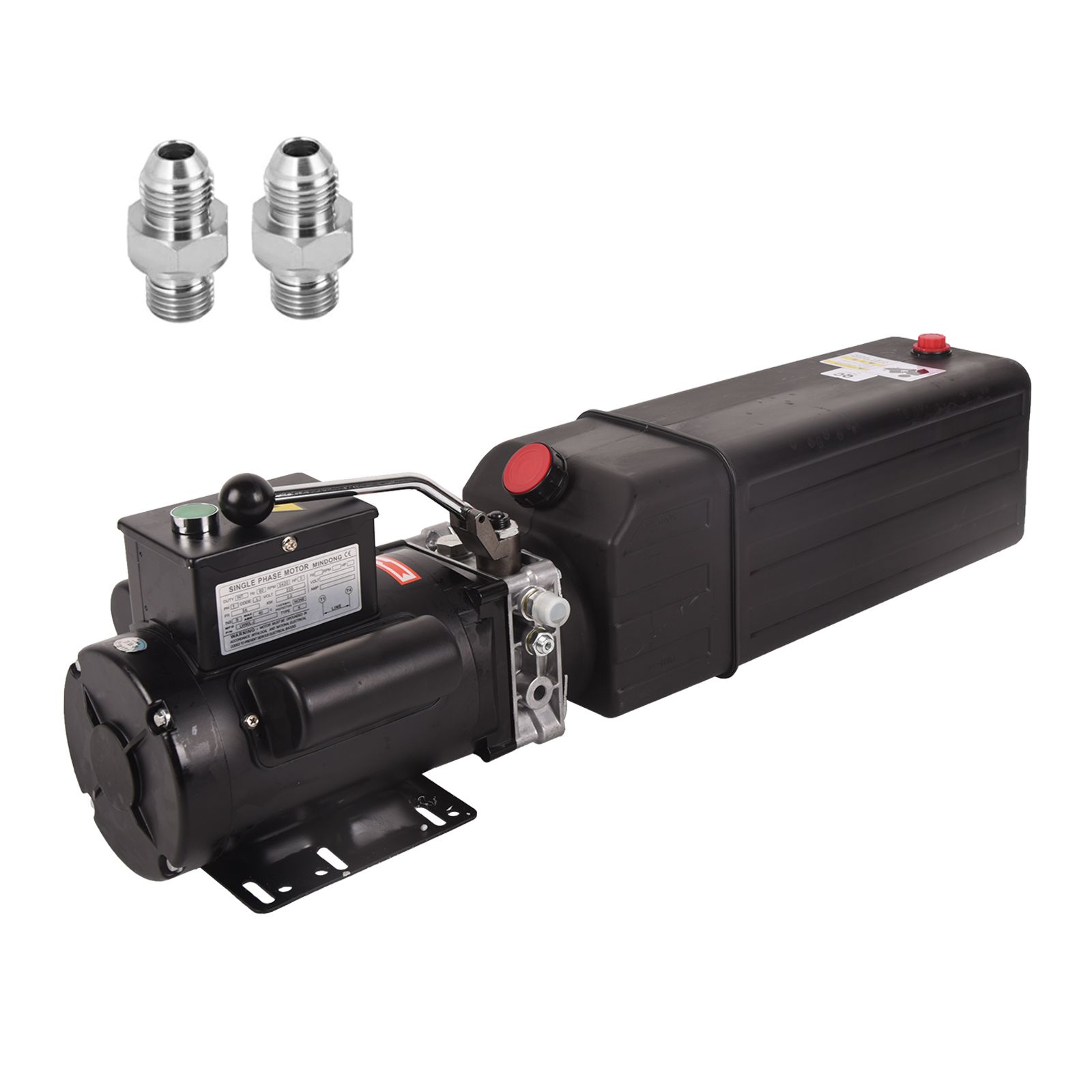 Hydraulic Power Unit 16 Quart 4 Gallon Hydraulic Pump 220V 3450 RPM 2HP Single Phase Electric Hydraulic Car Lift Pump