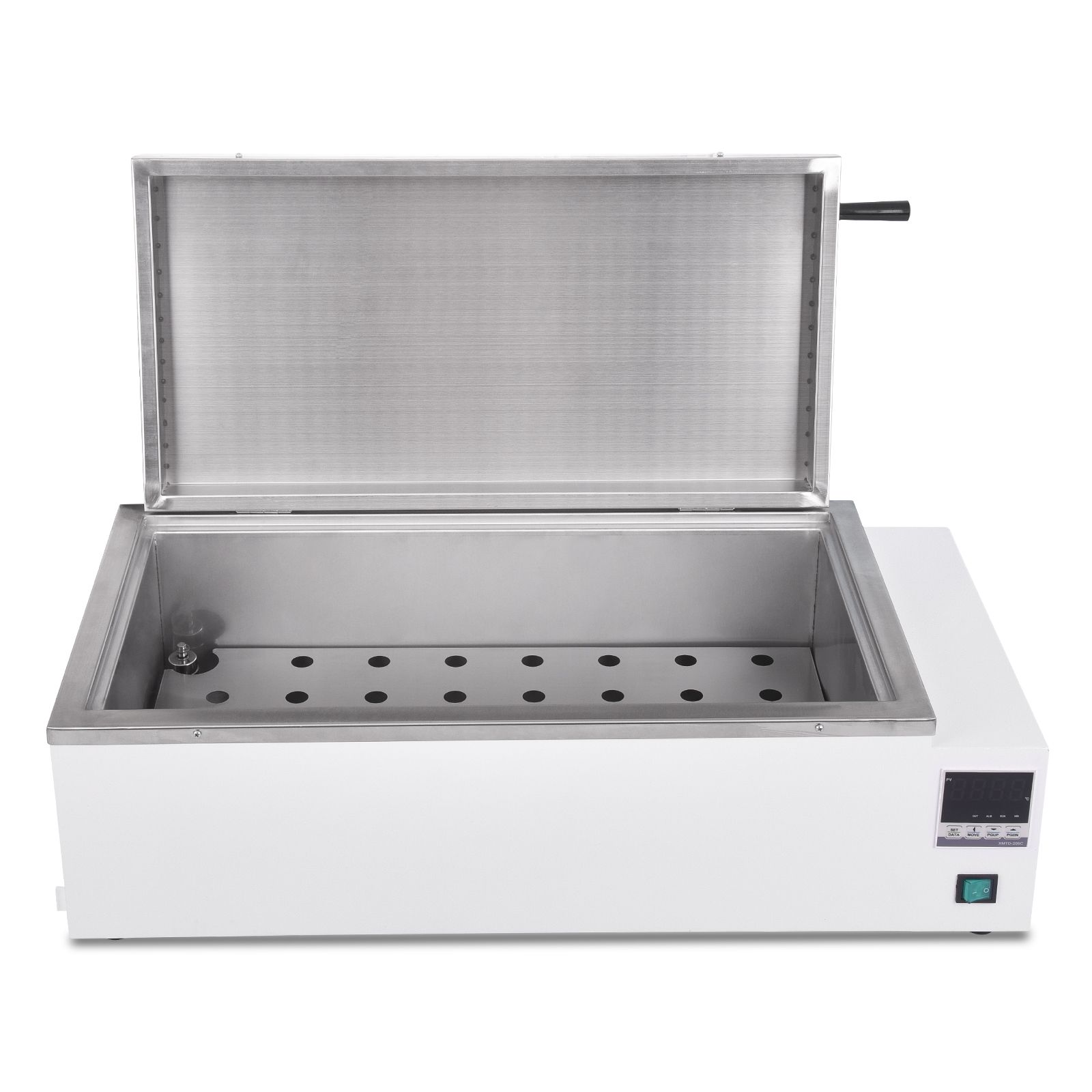 Digital Thermostatic Water Bath 27L, Scientific Digital Lab Water Bath Thermostatic with Overheat Protection Function, 1500W, 220V, RT-99.9°C(RT-211°F), for Lab, Aquaculture Protection