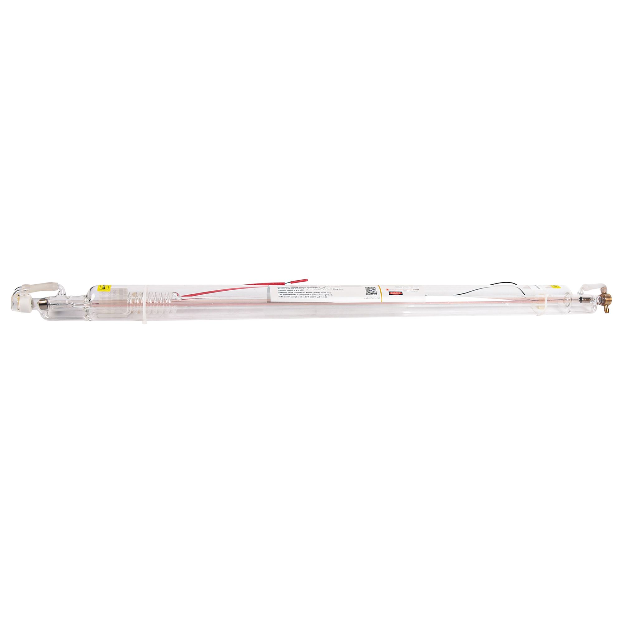 CO2 Laser Tube with Metal Head Wires Preconnected with Coating for Laser Cutter Laser Engraving Cutting Machine - size: 60W-1000mm