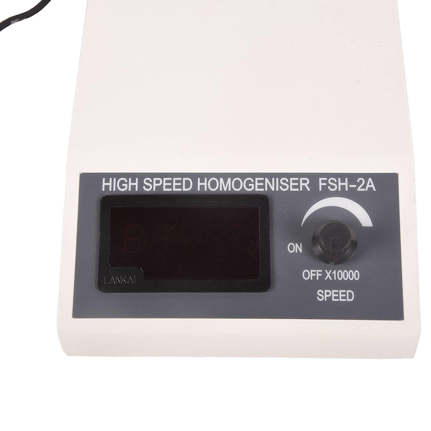 110V High Speed Homogenizer 8000-20000rpm Adjustable Laboratory Homogonizer w/ 2 Working Heads FSH-2A Mini Homogenizer for Animal & Plant Cell Research, Agriculture, Petroleum Chemical industry